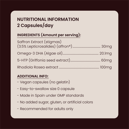 Saffron Co. 60-Capsule Jar - Subscribe & Save
